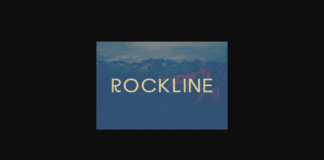 Rockline Font Poster 1