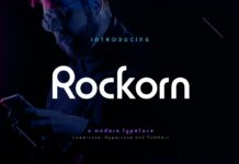 Rockorn Font Poster 1