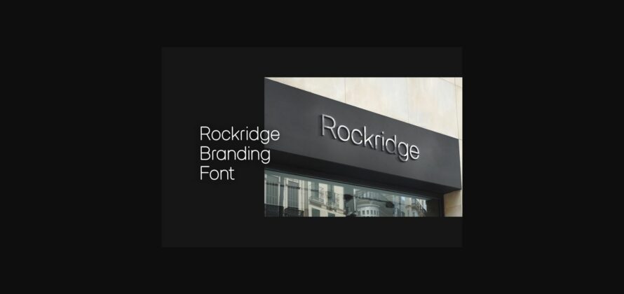Rockridge Font Poster 5