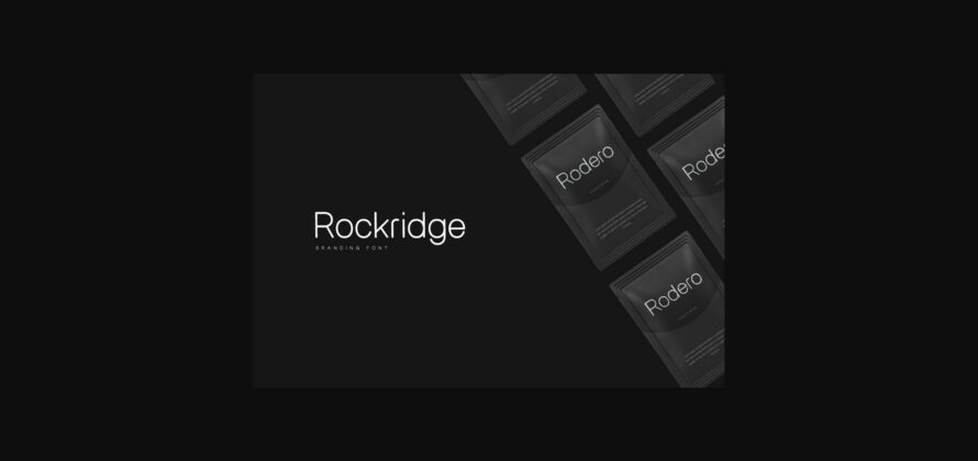 Rockridge Font Poster 6