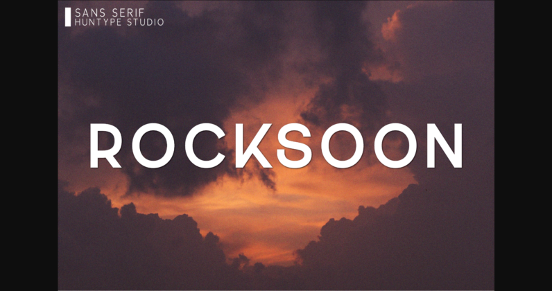 Rocksoon Font Poster 3