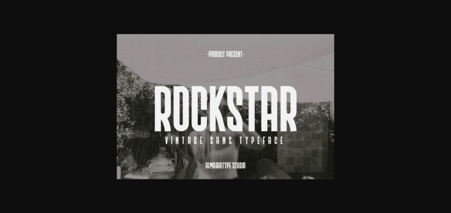 Rockstar Font Poster 3