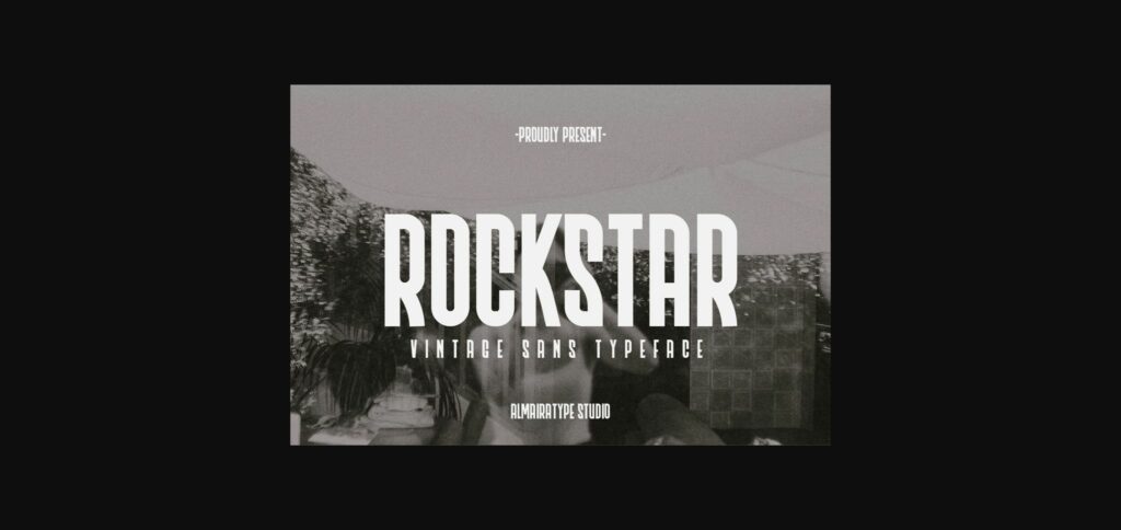 Rockstar Font Poster 1