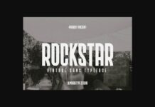 Rockstar Font Poster 1