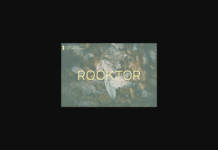 Rocktor Font Poster 1