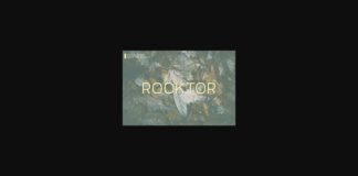 Rocktor Font Poster 1