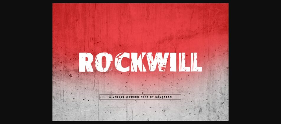 Rockwill Font Poster 3