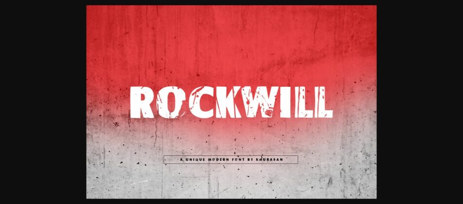 Rockwill Font Poster 1