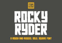 Rocky Ryder Font Poster 1