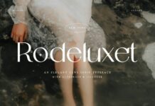 Rodeluxet Font Poster 1