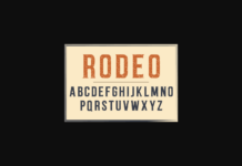 Rodeo Font Poster 1