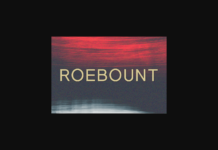 Roebount Font Poster 1