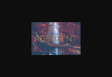 Roewbent Font Poster 1