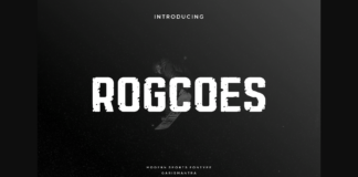 Rogcoes Font Poster 1
