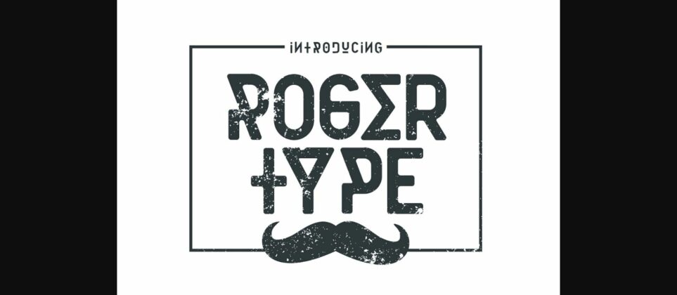 Roger Type Font Poster 3