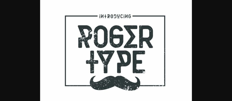 Roger Type Font Poster 1