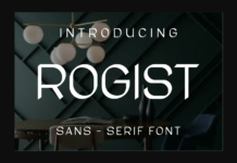 Rogist Font Poster 1