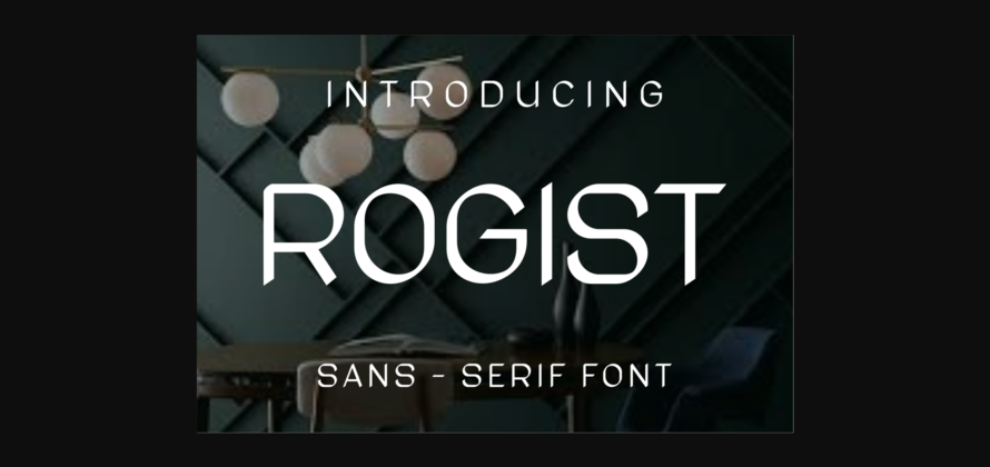 Rogist Font Poster 1