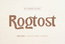 Rogtost Font Poster 1