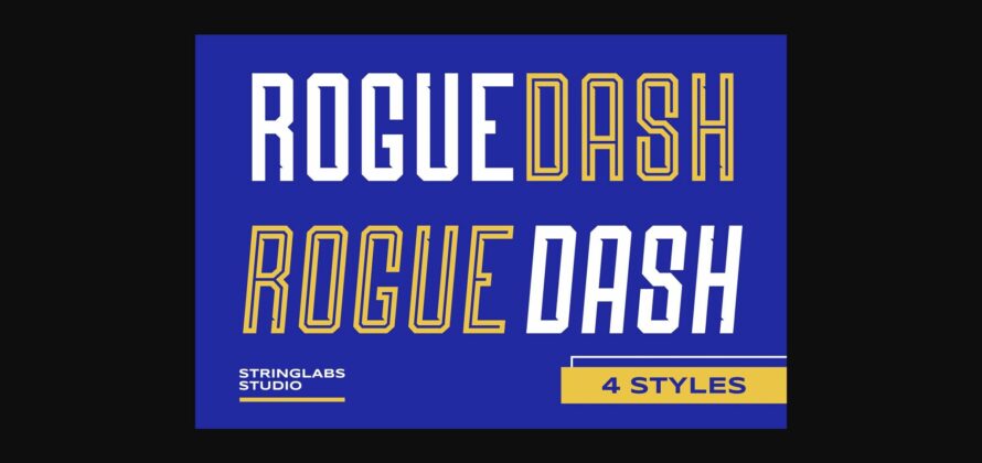 Roguedash Font Poster 5