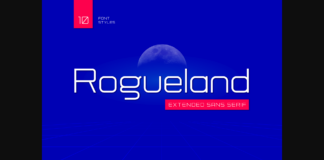 Rogueland Font Poster 1