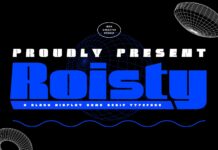 Roisty Font Poster 1