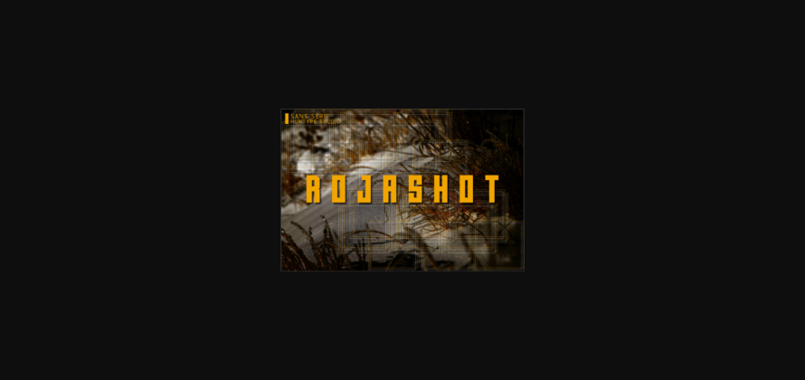 Rojashot Font Poster 3