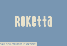 Roketta Font Poster 1