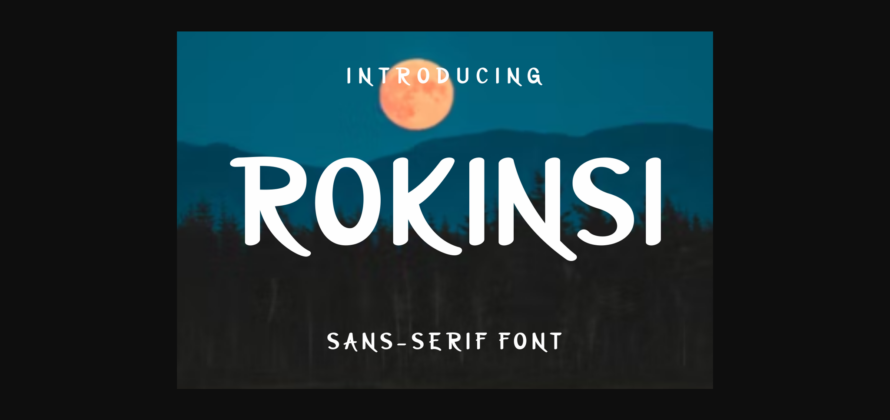 Rokinsi Font Poster 3