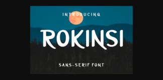 Rokinsi Font Poster 1