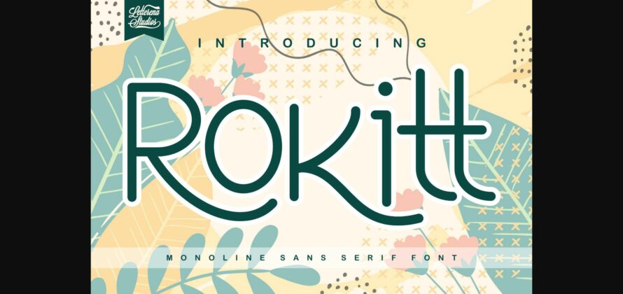 Rokitt Font Poster 3