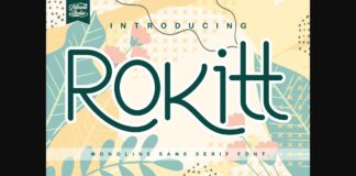 Rokitt Font Poster 1