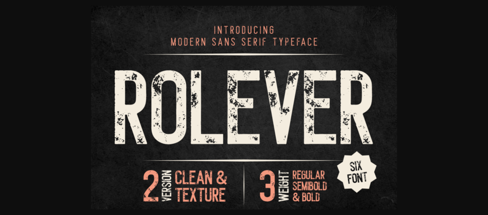 Rolever Font Poster 3