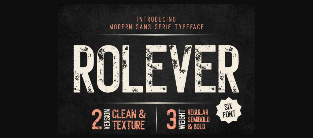 Rolever Font Poster 1