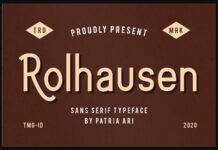 Rolhausen Font Poster 1