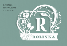 Rolinka Monogram Font Poster 1