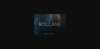 Rollane Font Poster 1