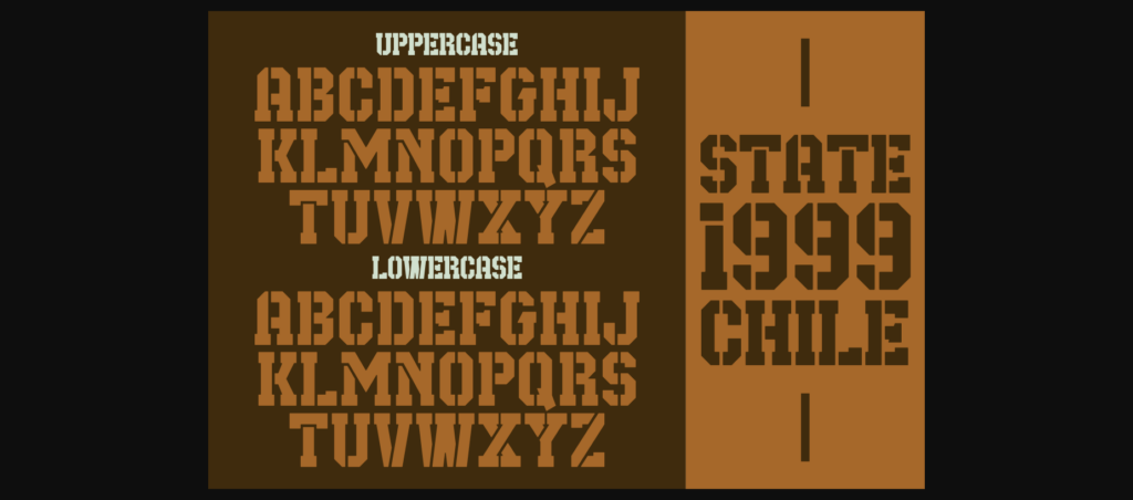 Roller Buck Font Poster 4