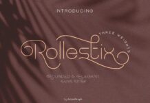 Rollestix Font Poster 1