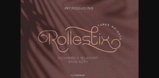 Rollestix Font Poster 1