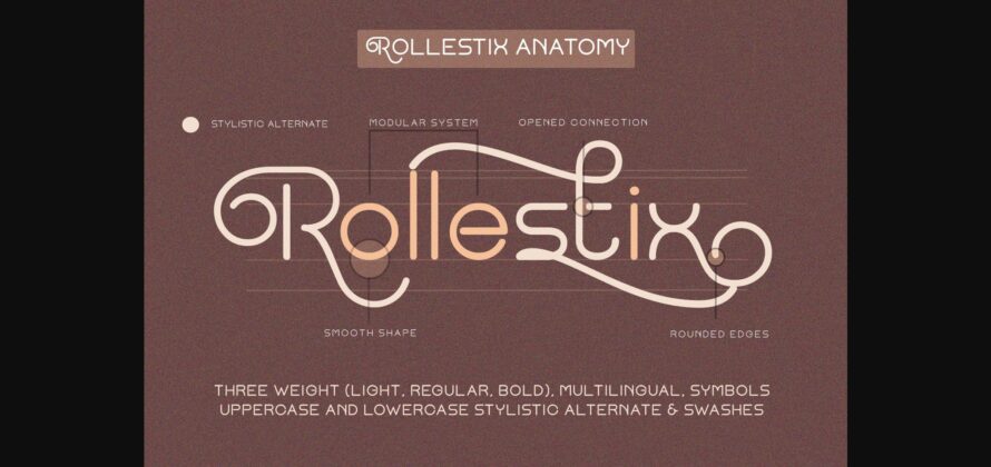 Rollestix Font Poster 6