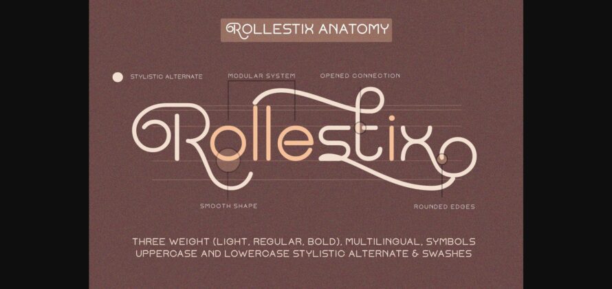 Rollestix Font Poster 6