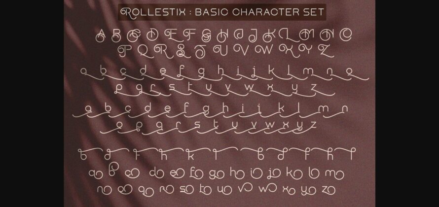 Rollestix Font Poster 8