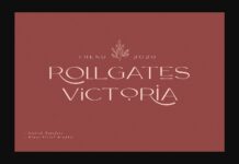 Rollgates Victoria Font Poster 1