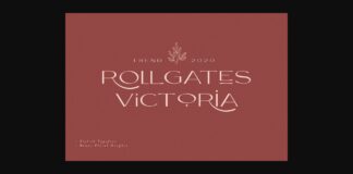 Rollgates Victoria Font Poster 1
