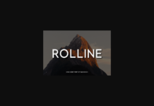 Rolline Font Poster 1