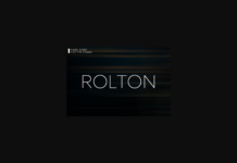 Rolton Font Rolton Font Poster 1