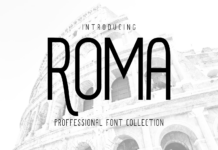Roma Font Poster 1