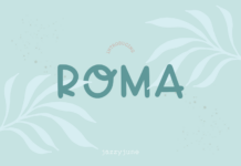 Roma Font Poster 1