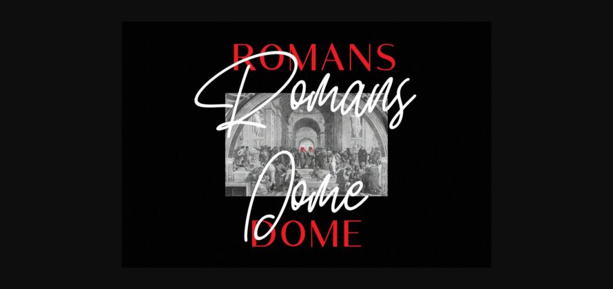 Roma Invicta Font Poster 4